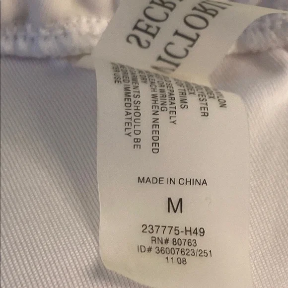 Victoria’s Secret White Bikini with Red and Purple Embroidery - Picture 12 of 15